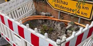 Glasfaser Baustelle